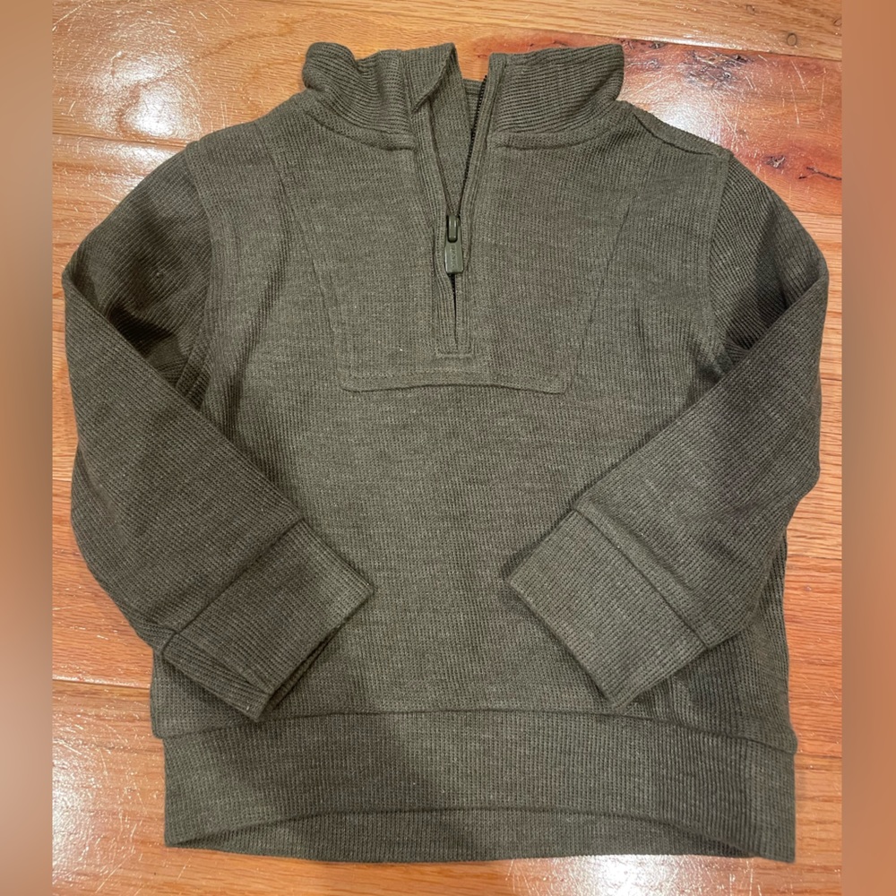 Old Navy | baby boy half zip pullover | size: 12-18 months